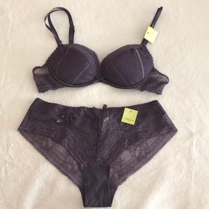 NWT Darjeeling Bra and Panty Set